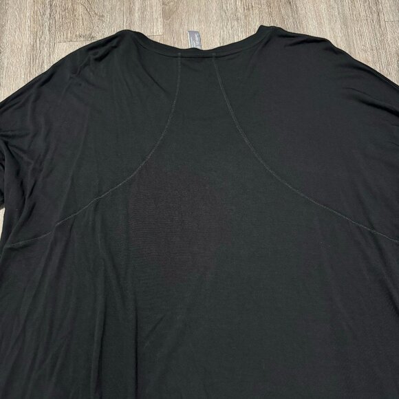 Sweaty Betty Long Sleeve Black Flowy Shirt Womens Size XXL - Picture 5 of 8
